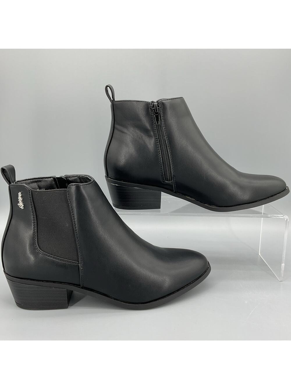 NEW Sugar Women’s Envoy Chelsea Ankle Booties Black Size 9M